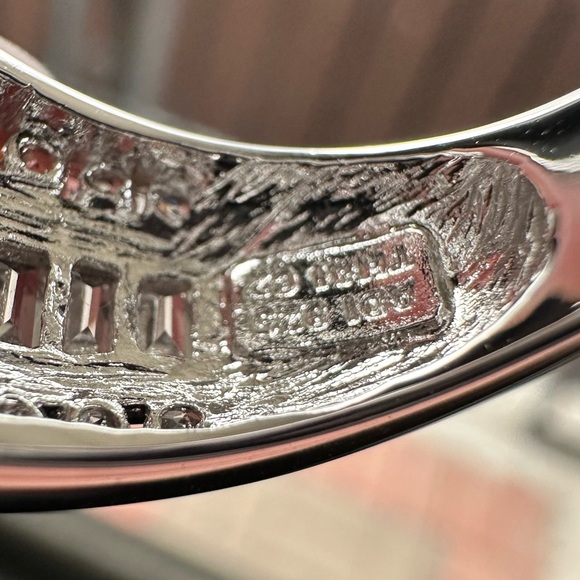 Sterling Silver Cubic Zirconia Cocktail Ring - Picture 7 of 10